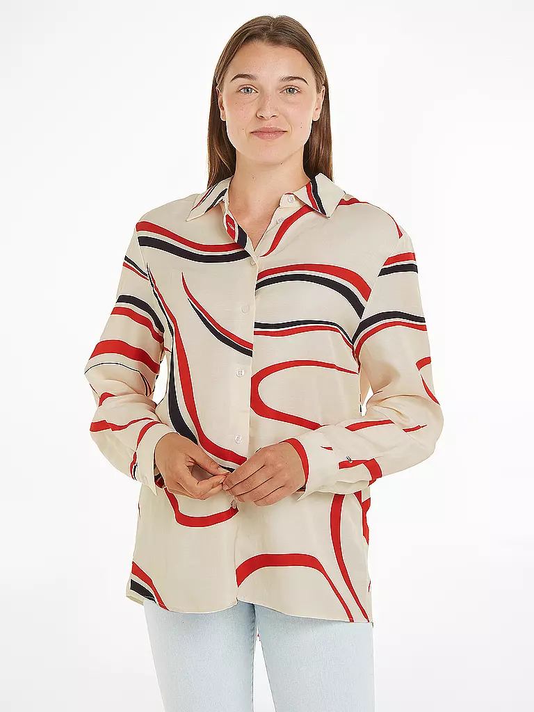 TOMMY HILFIGER Bluse weiss