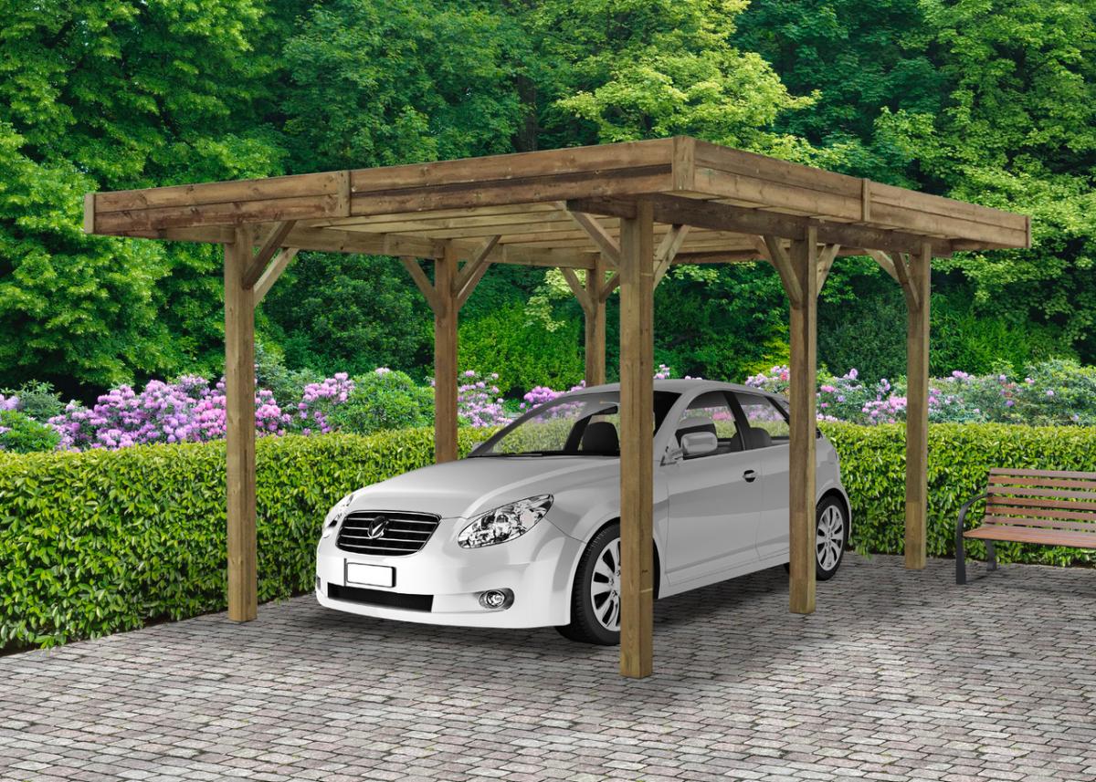 Carport superia base 500x400cm hauteur 273cm