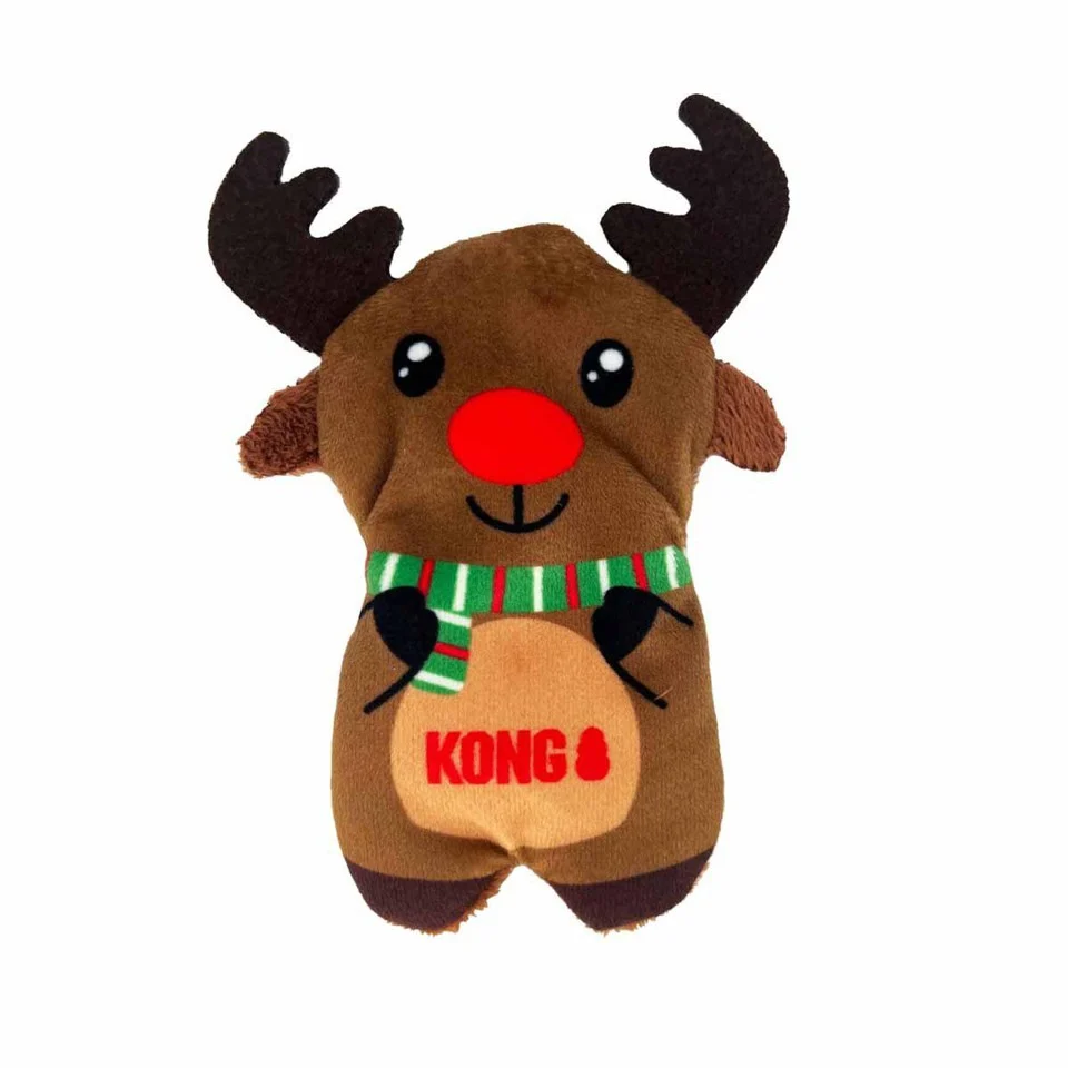 KONG - BLAND 3 FOR 108 - Kan genfyldesRensdyr med catnip