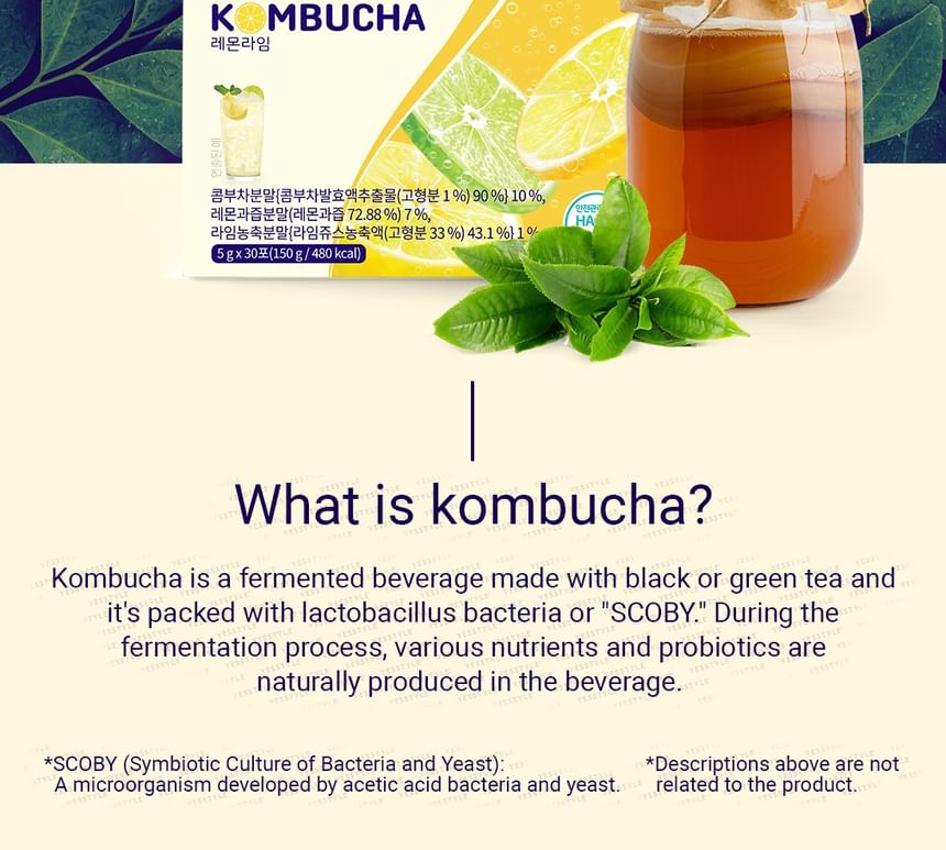 BOTO - Beauty Secret Kombucha Citroen Limoen
