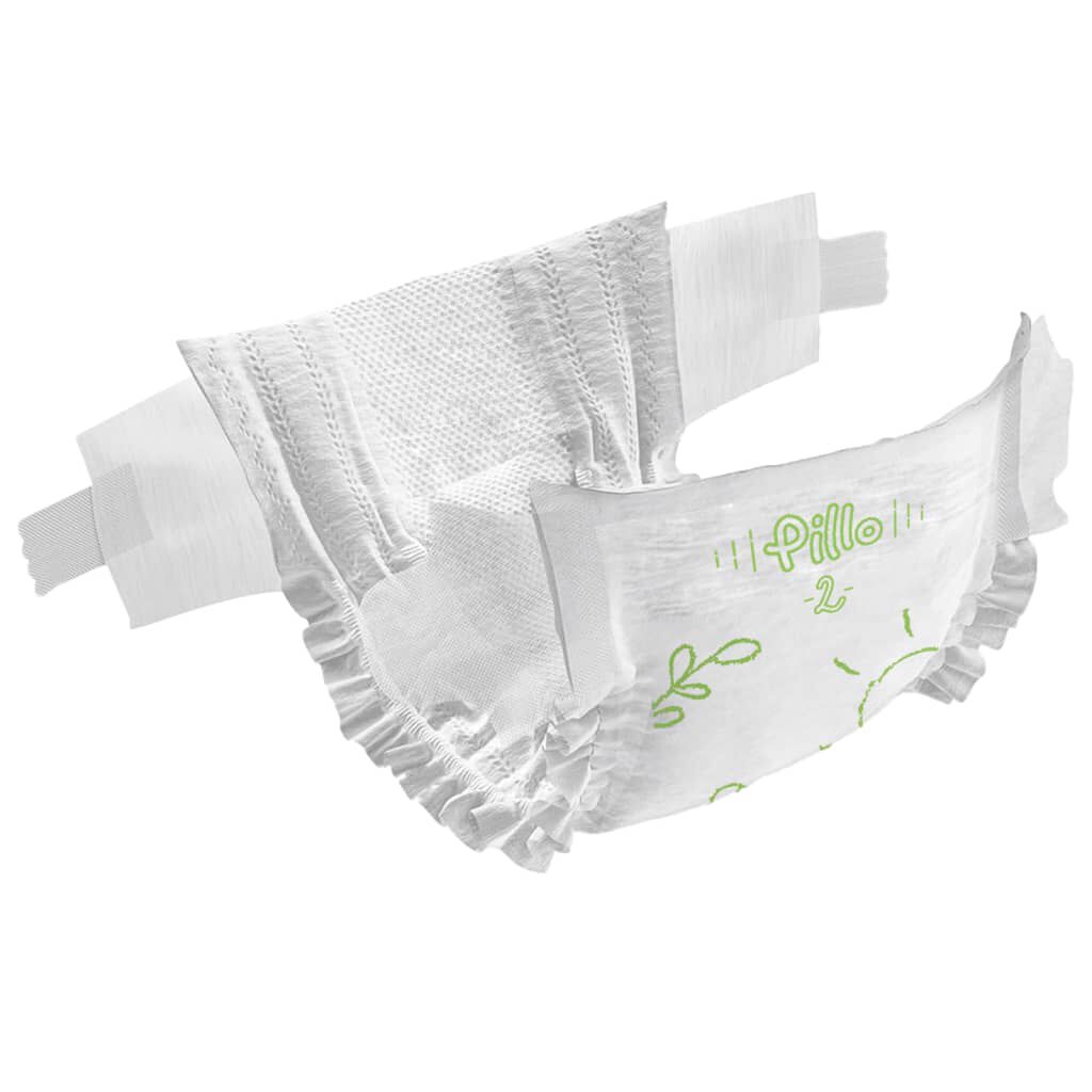 Pillo Baby luiers, 186 stuks, maat 2 (4-8 kg)