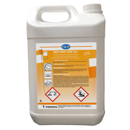 Détergent désinfectant PROP Medi-PROP Surf AG+ bidon de 5L