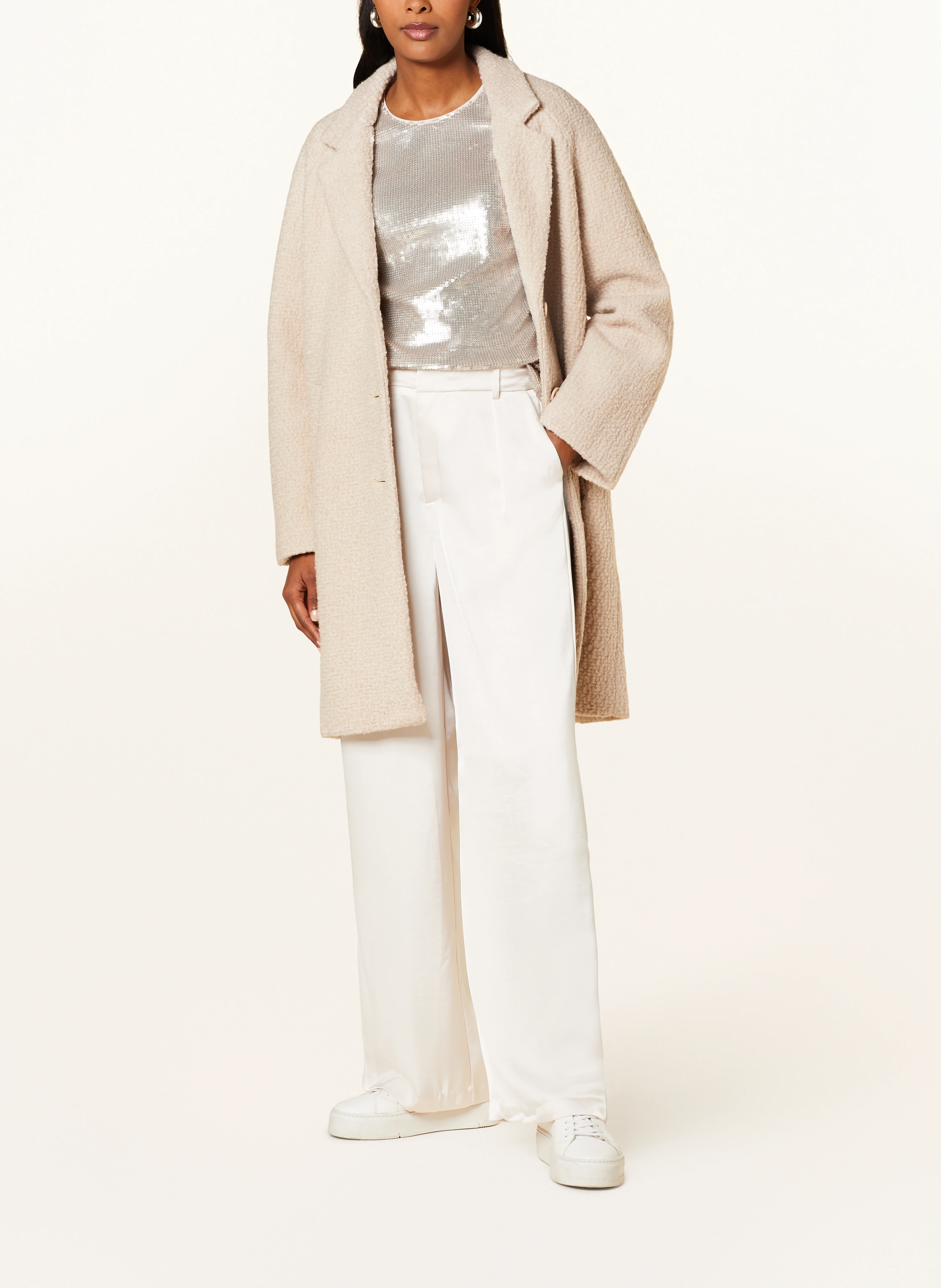 WHISTLES Wollmantel