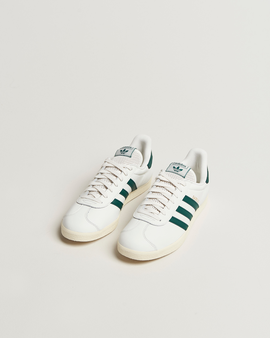 adidas Originals Gazelle Leather Sneaker White/Green