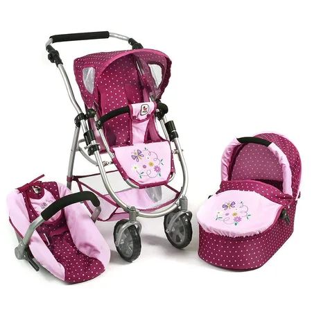 Bayer Chic 3in1 Komni EMOTION ALL IN Dots Brombeere