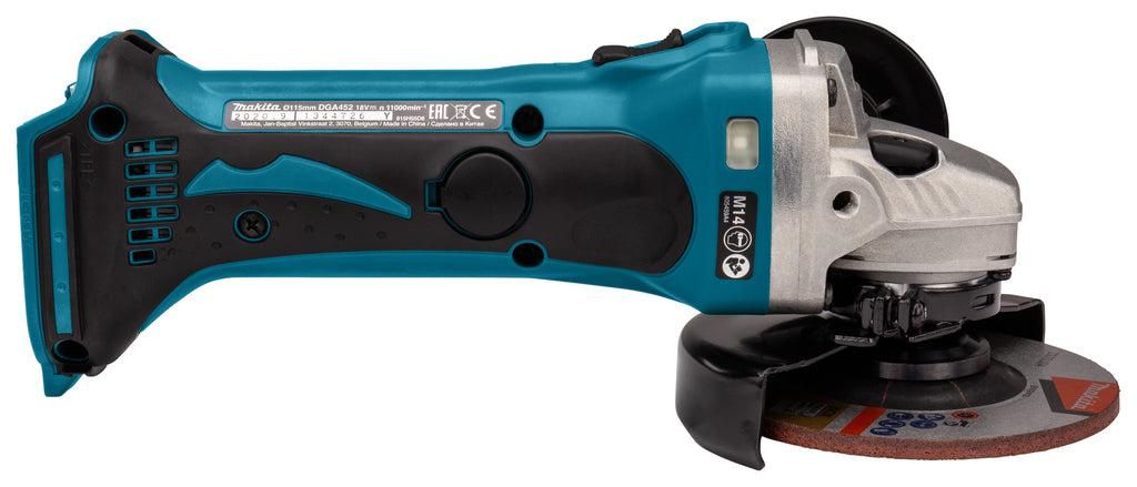 Makita DGA452Z Accu Haakse Slijper 115mm 18V Basic Body