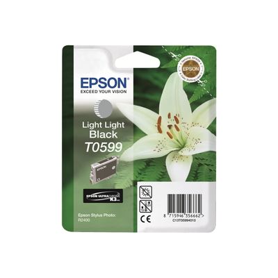 Epson T0599 Orchidée - gris clair - cartouche d'encre originale