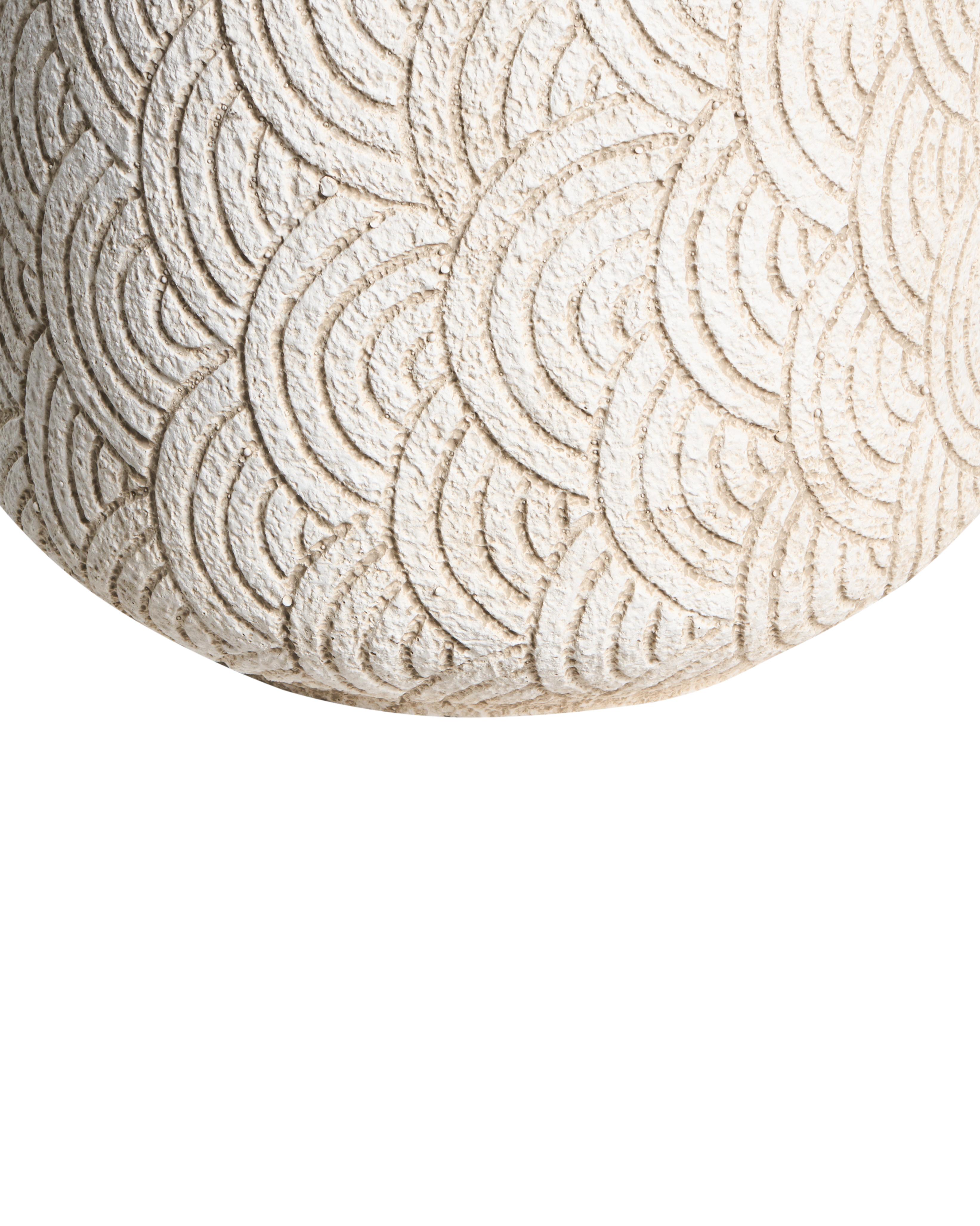 Bloempot ERIROS 31 cm Lichtbeige