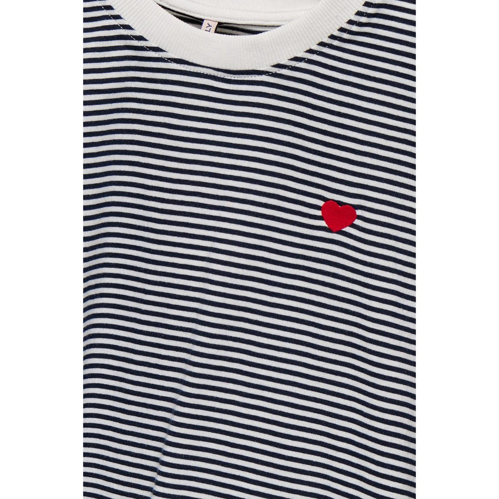 Køb kids ONLY Cloud Dancer Sky Captain Y/D Stripes/ Red Heart Kogpisa Maiken Life Crop Ss Onl Jrs Noos