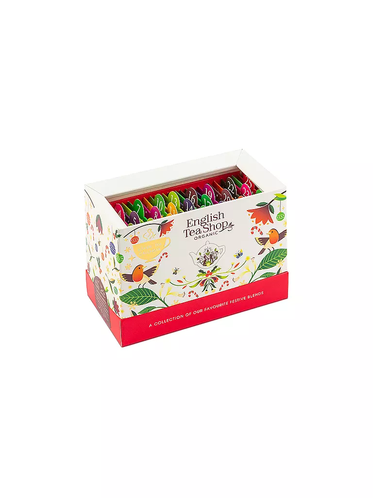 ENGLISH TEA SHOP Tee Adventkalender Register Bio 24 Beutel weiss