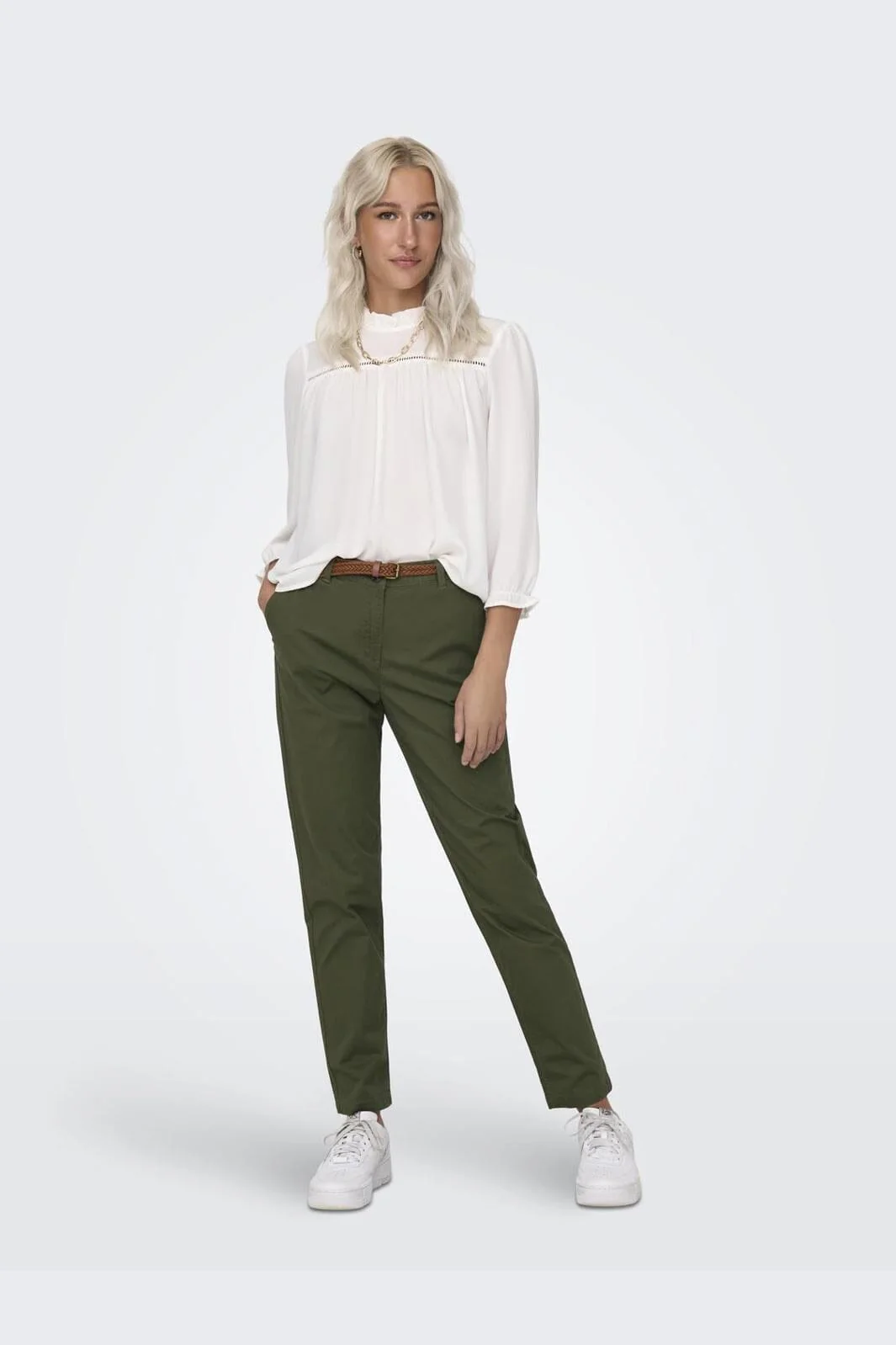 JDY JDYchicago Belted Chino Pants Dia 4388910 kalamata