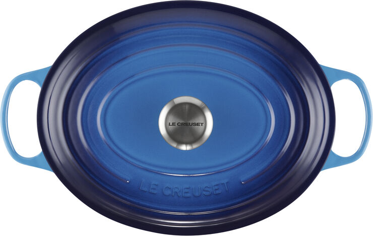 Le Creuset Oval Gryde 31 Azure SIGNA Azure blue