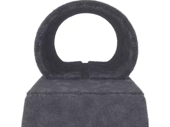 Arbres à chat avec tunnel et échelle gris foncé 55,5 cm