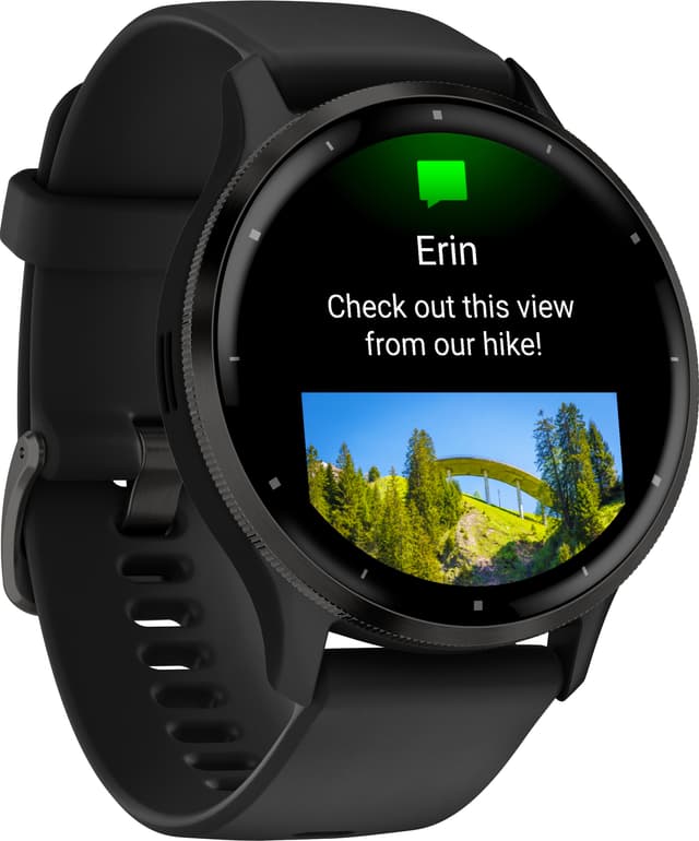 Garmin Venu 3 smartwatch (sort)