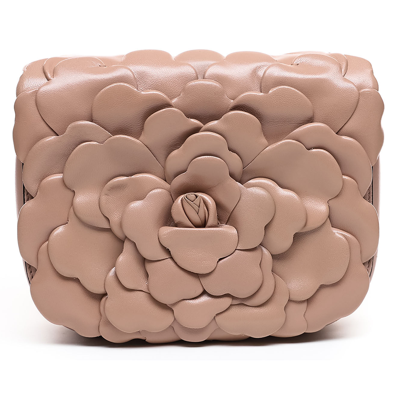 Valentino Sac bandoulière 03 Rose Edition en Cuir beige - Neuf avec étiquette - L.20 cm