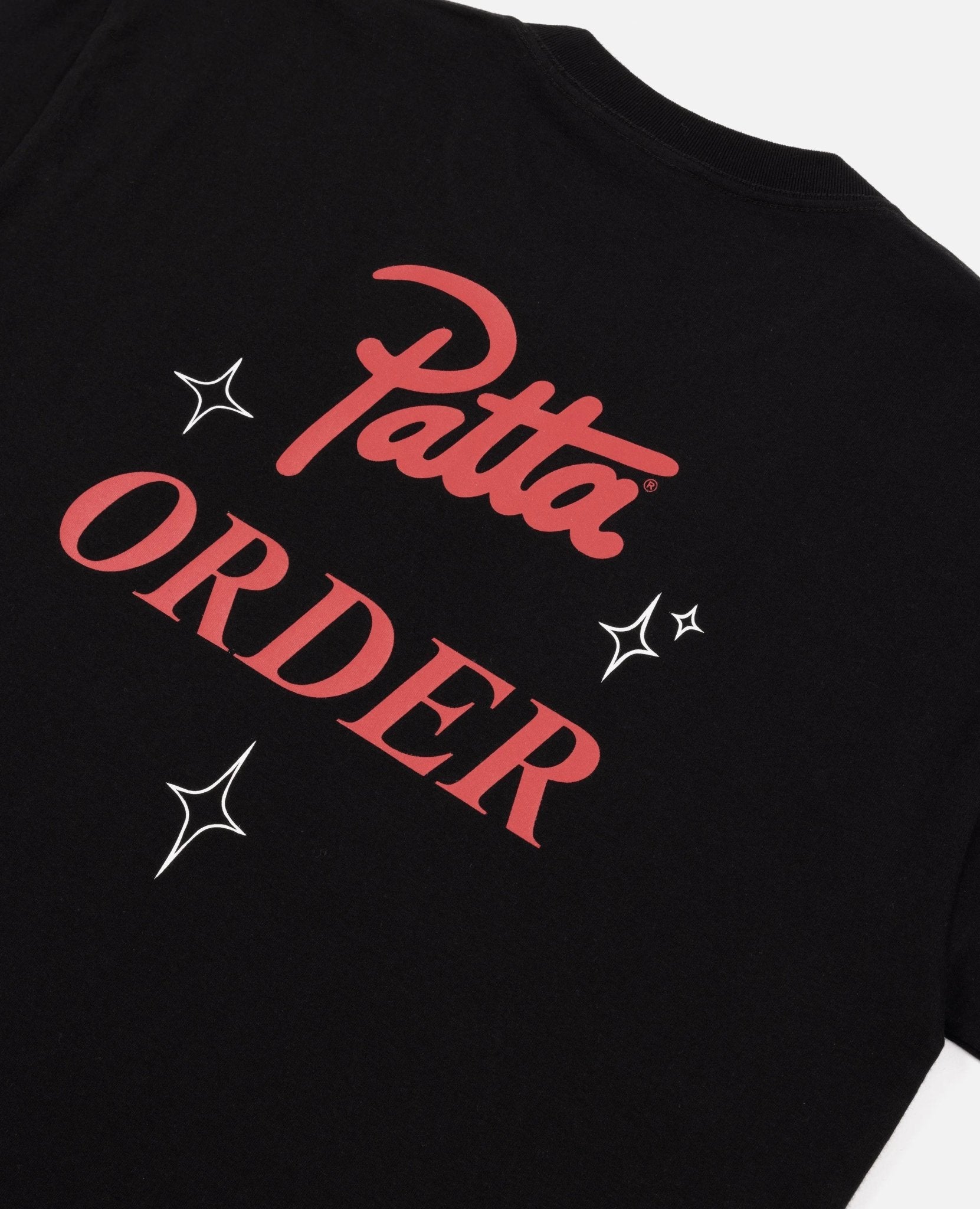 Patta x Order Poster T-Shirt (Black)