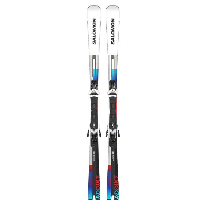 ADDIKT (and Z12)  Pisten-Ski-Set, Unisex White/Black/PastelNeonBlue3