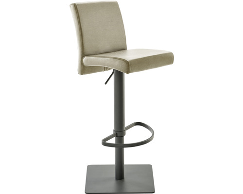 Barkruk Mayer Zitmeubelen 1286 41 x 49 x 82 cm Staal zwart//taupe