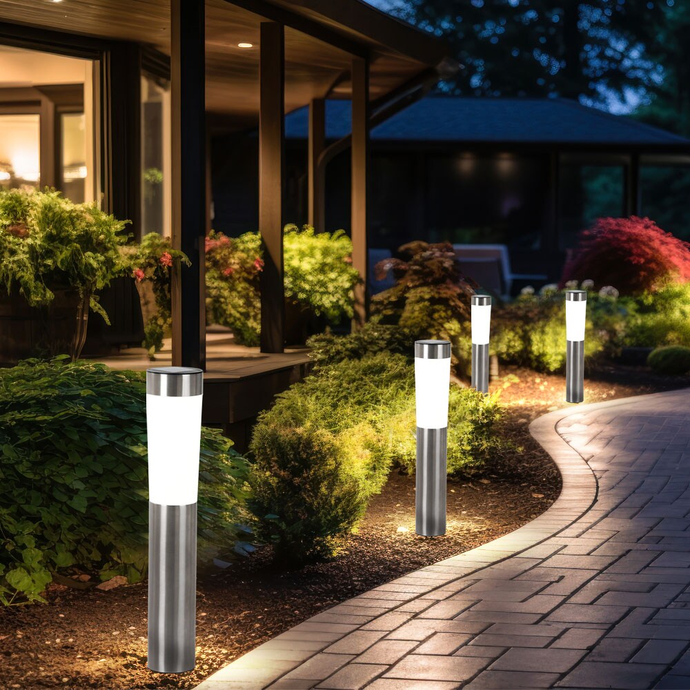4er Set LED Solarleuchten für den Außenbereich