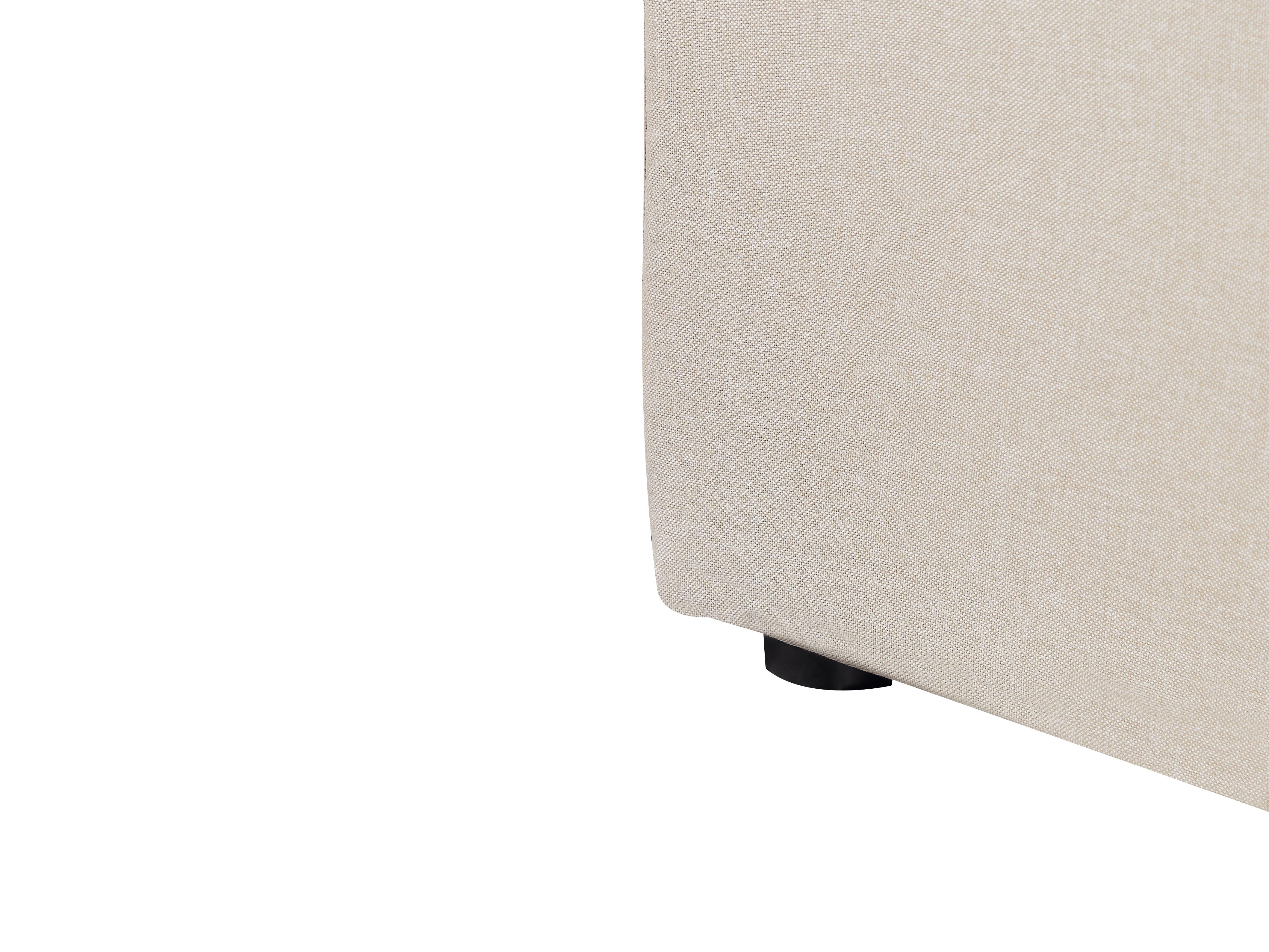 Bed met opbergruimte Kunstlinnen RENNES 180 x 200 cm Beige