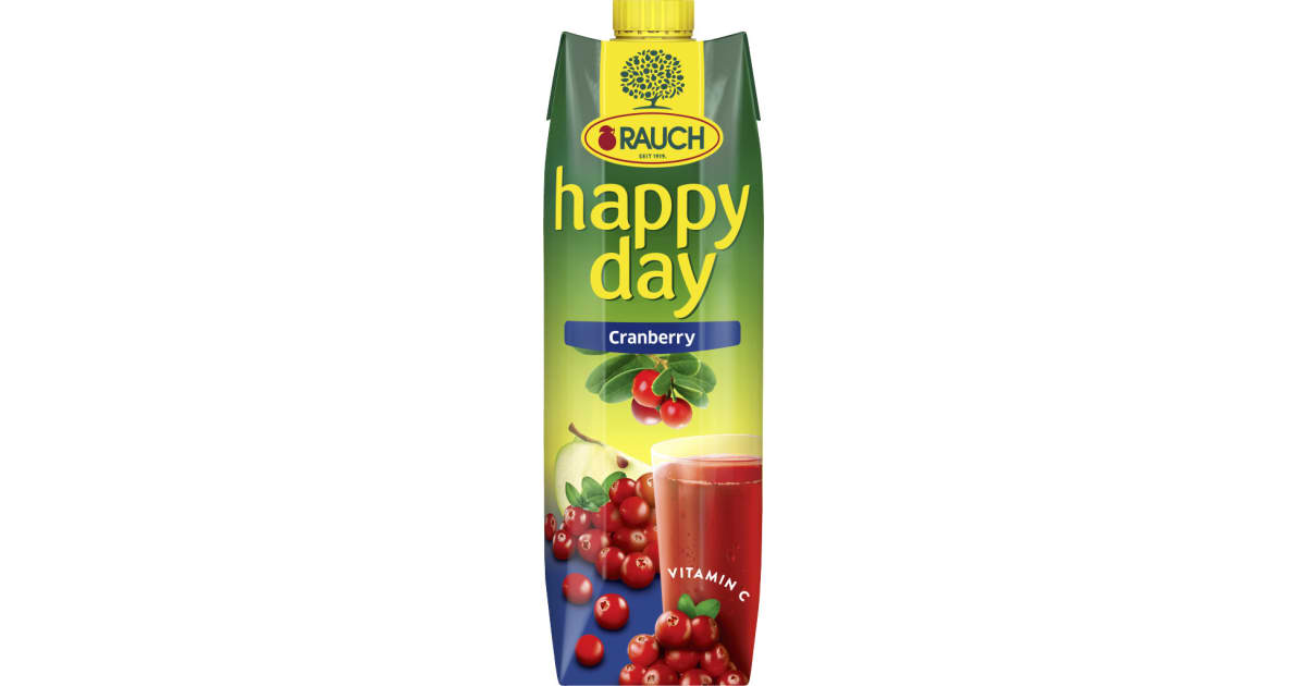 Rauch Happy Day Cranberry 1,0 Liter (Einweg)