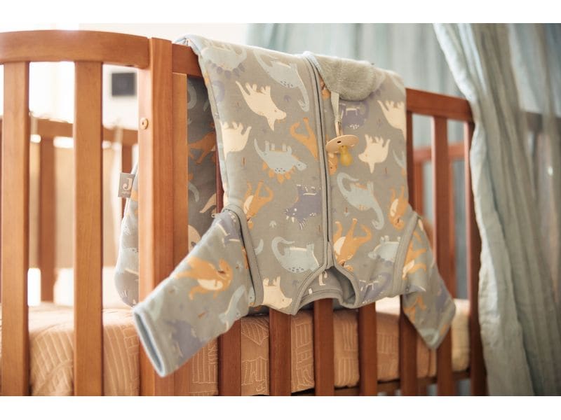 Jollein Baby-Ganzjahresschlafsack Roarsome 110 cm Babyschlafsack mit abnehmbaren Ärmeln