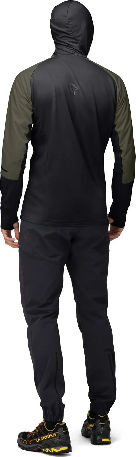 Norrøna Men's Senja Alpha90 Zip Hood Olive Night