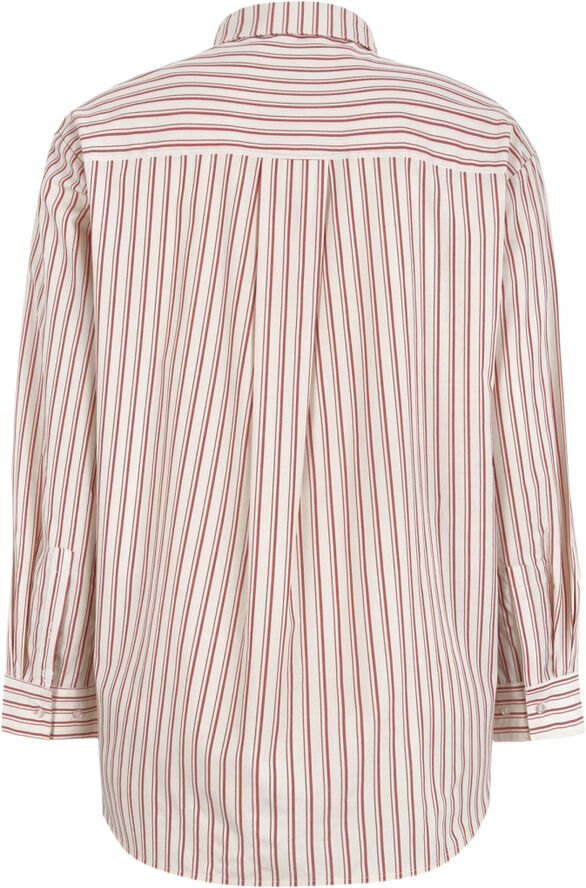 Soft Rebels SRVeronica Striped Shirt Arctic wolf / racing red stripes