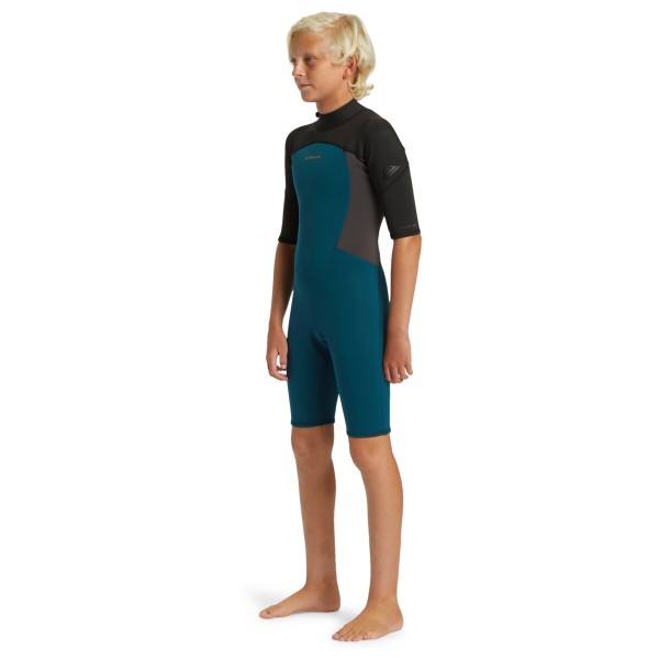 Quiksilver - Boy's 2/2 Prologue S/S SP Back Zip - Combinaison de surf