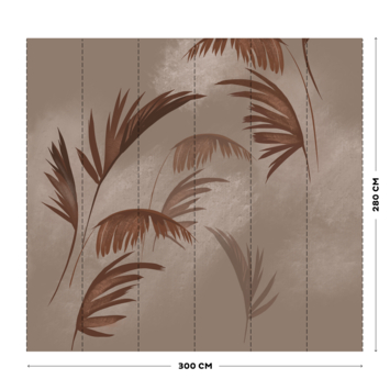 Fotobehang Palm Imke (dessin 107345)