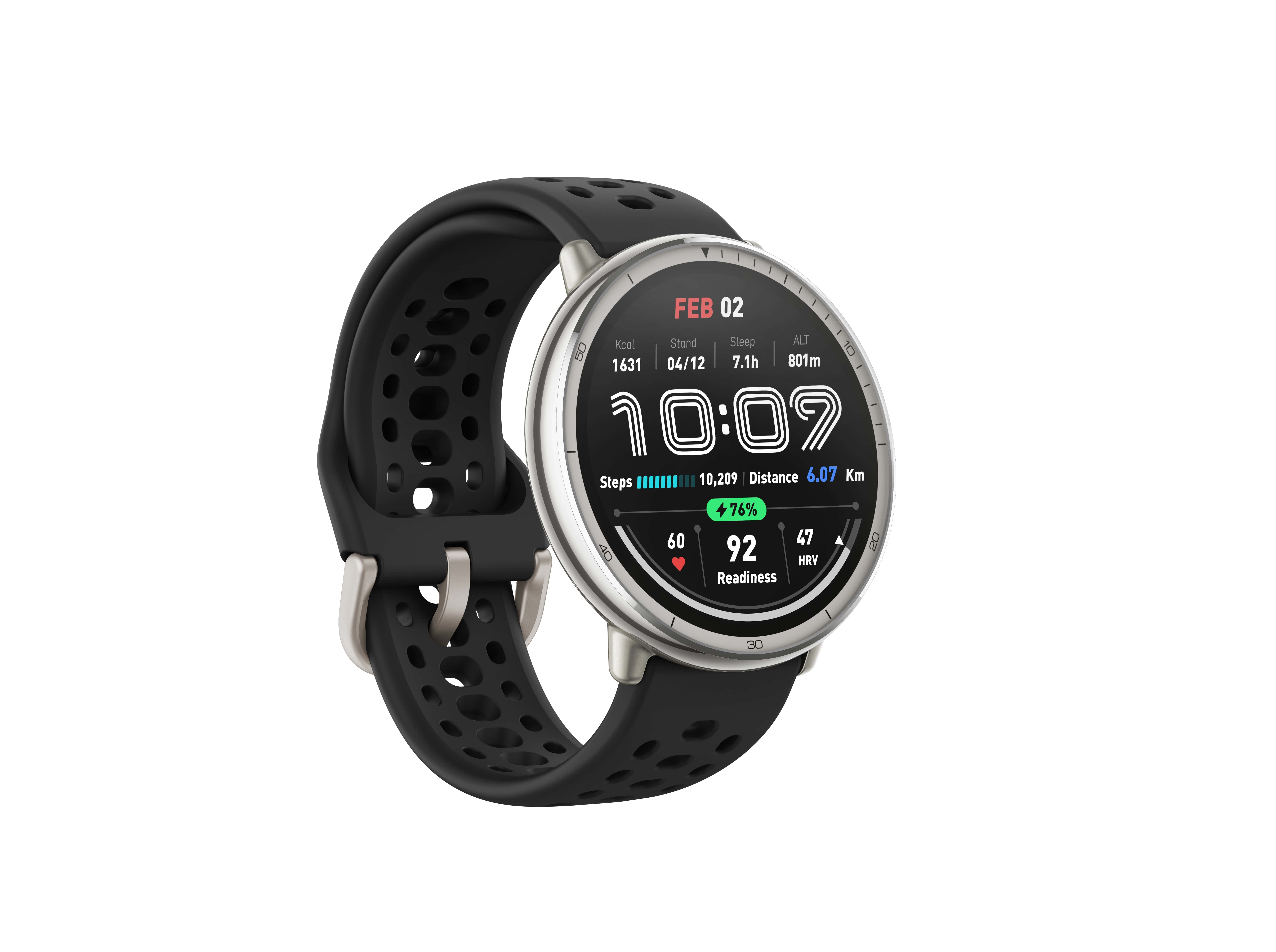 SMARTWATCH AMAZFIT ACTIVE 2 ROUND BLACK