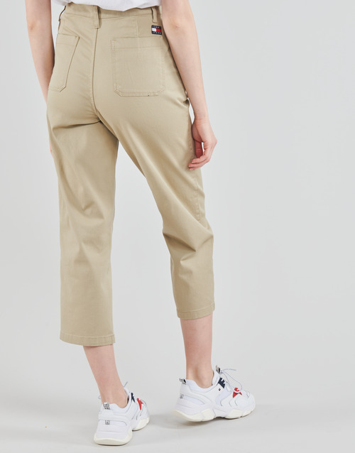 Tommy Jeans - TJW HIGH RISE STRAIGHT - Beige