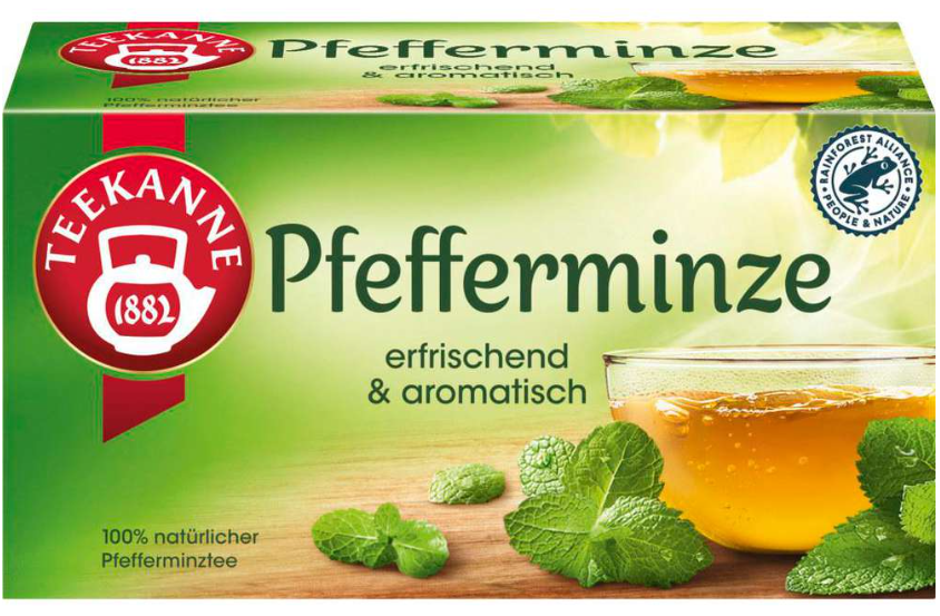 Teekanne Pfefferminze 20 Beutel 45g MHD:30.10.27