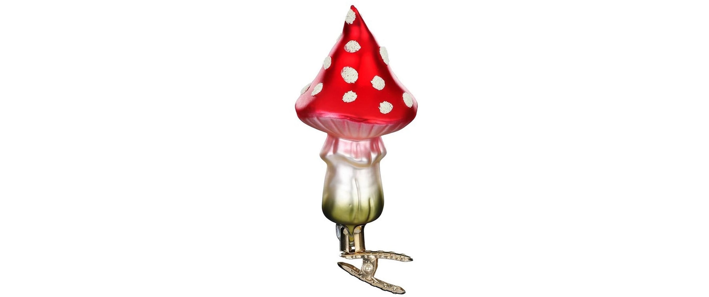 INGE-GLAS® Weihnachtsbaumkugel »Fliegenpilz«