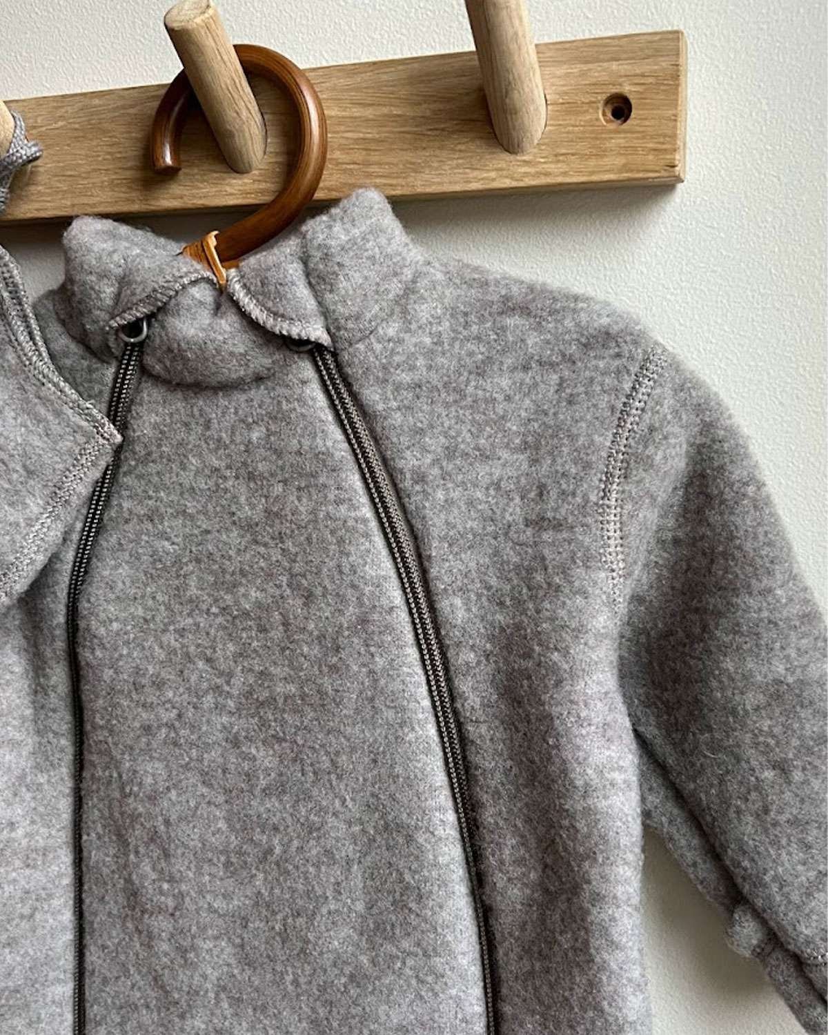 Ulldress m/ Glidelås – Varm ullfleece – 100% Merino – Heavy Basic
