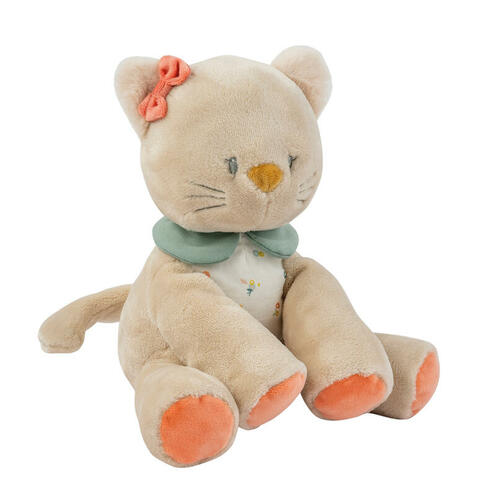 Peluche chat Lana beige - NATTOU