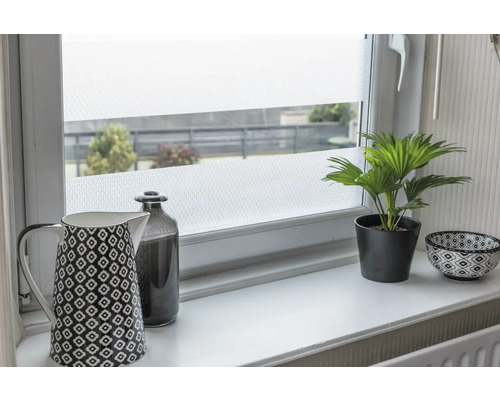 dc-fix® zelfklevende glasdecoratiefolie, Stappen ruitpatroon, 45x200 cm