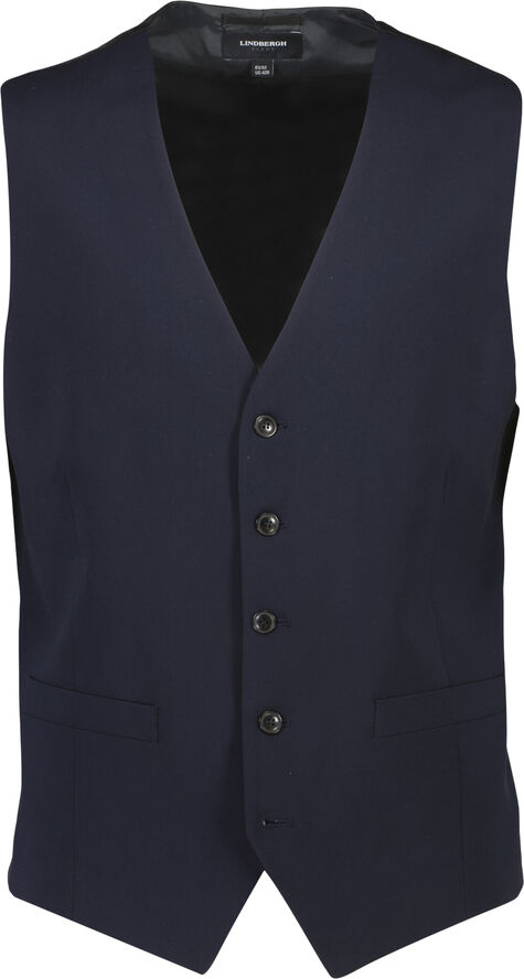 Lindbergh Superflex waistcoat Mørkeblå