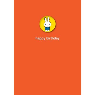 Miffy Birthday Badge Card