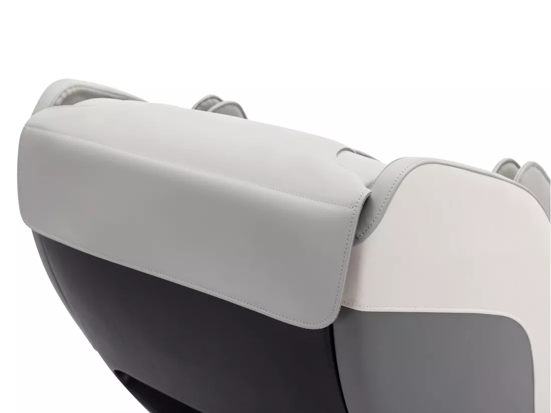 Fauteuil massant en simili - Système zero gravité - Gris - MOWATA