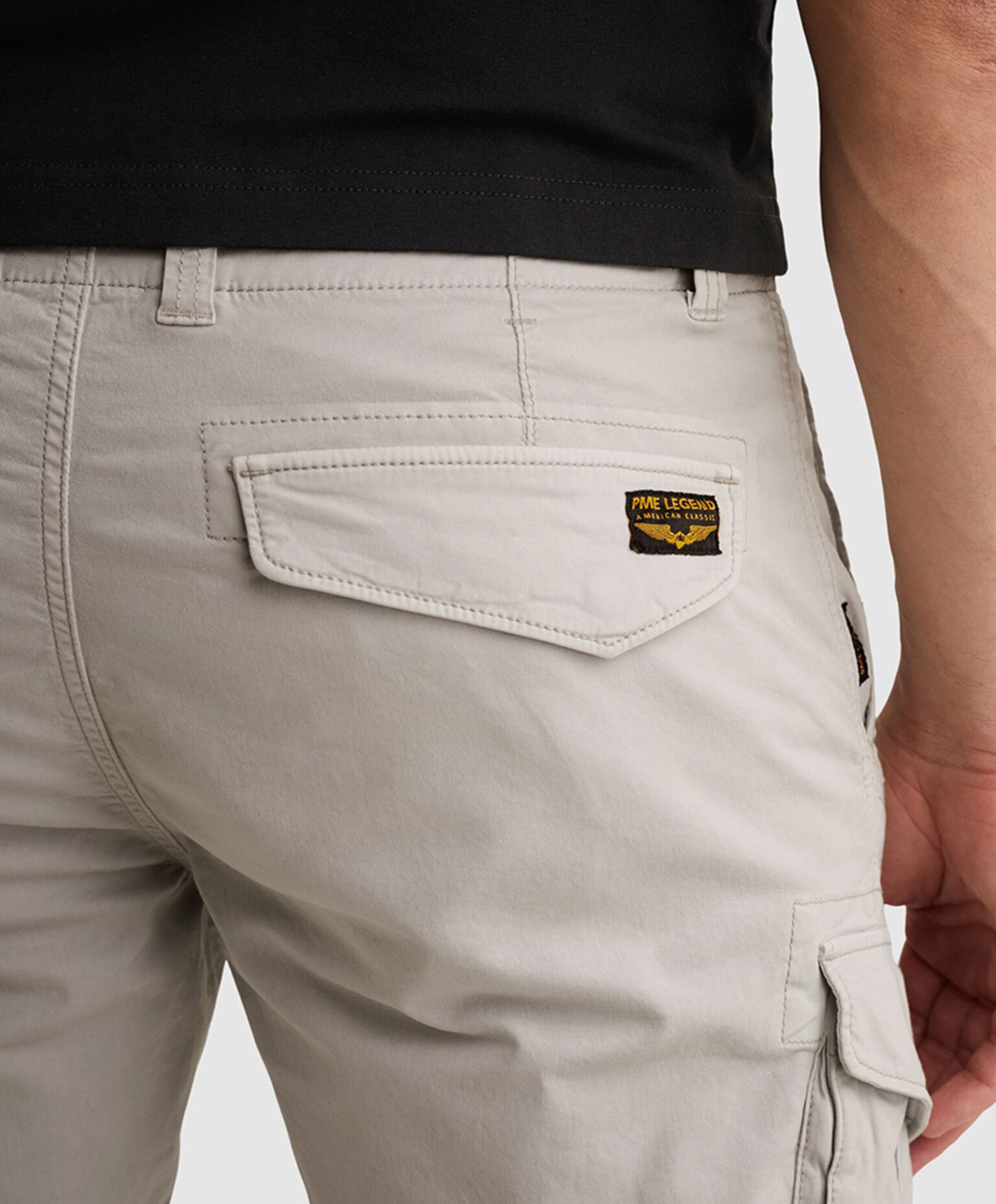 PME Legend NORDROP CARGO SHORTS STRETCH TWILL heren korte broek beige