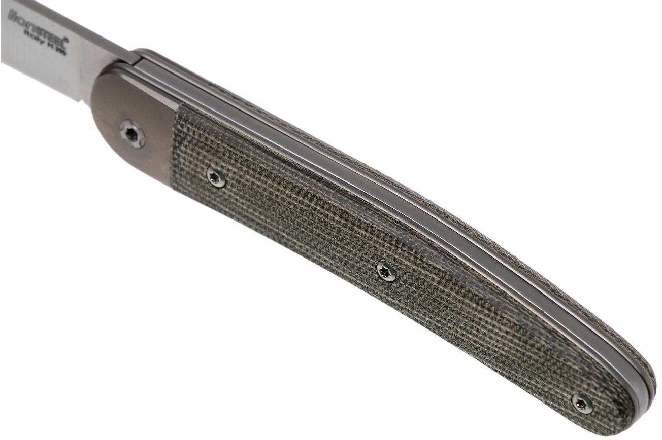 LionSteel Jack 1 Green Canvas Micarta JK1 CVG zakmes