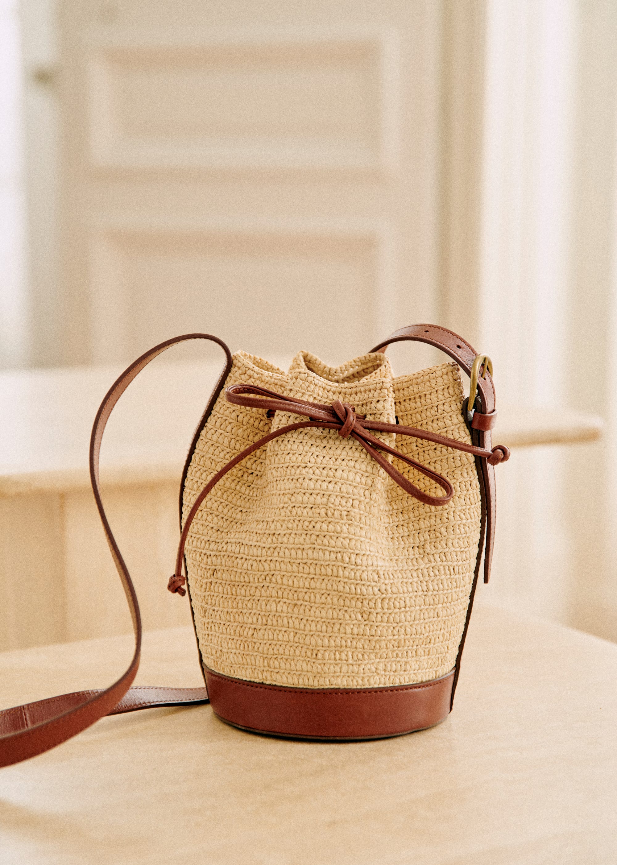 Bourse Mini Farrow - Raphia Naturel - SACS/NEW SACS Nos Sacs Iconiques 5906332