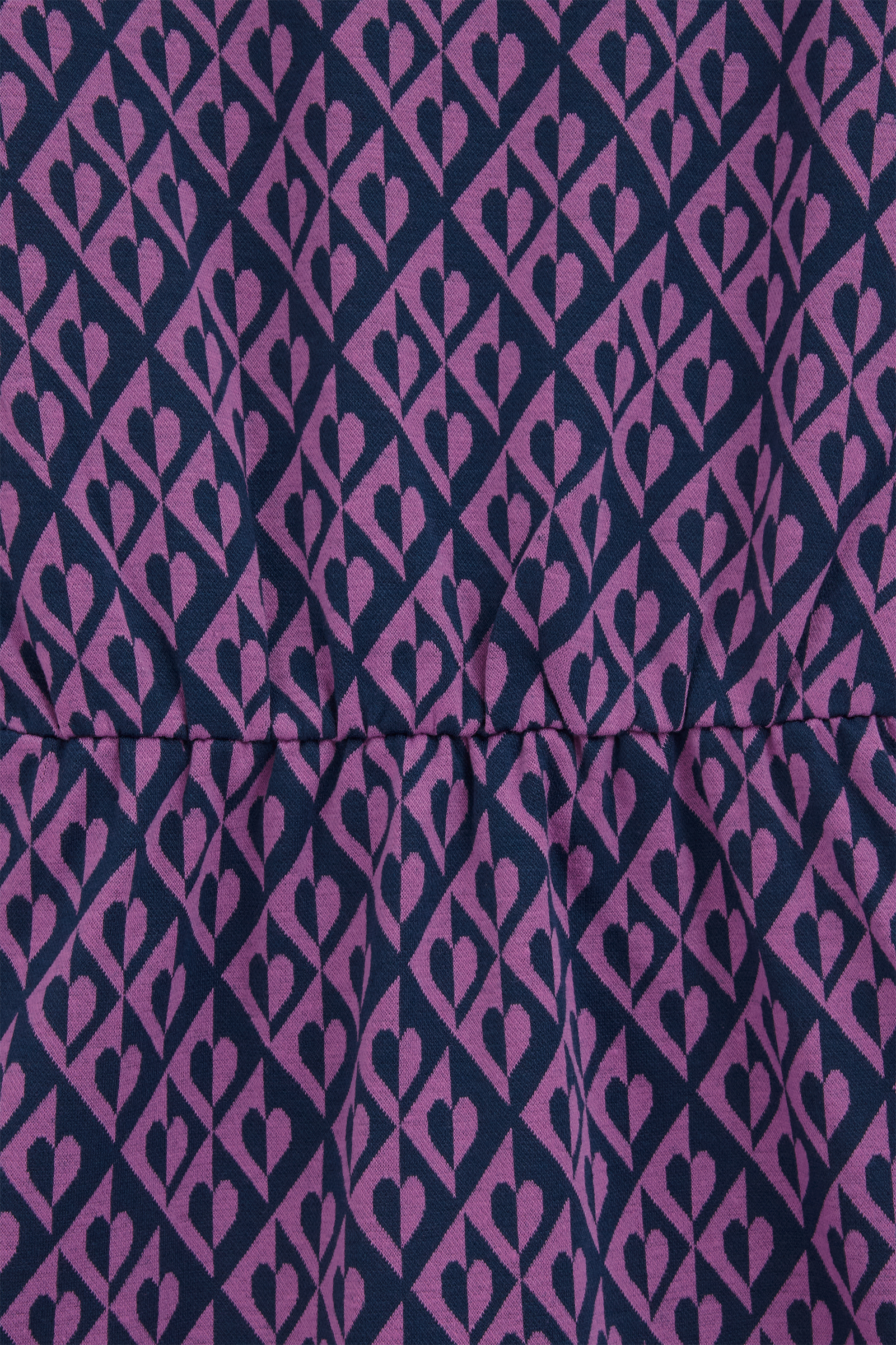 Meisjes jurk met dessin WE Fashion Donkerblauw