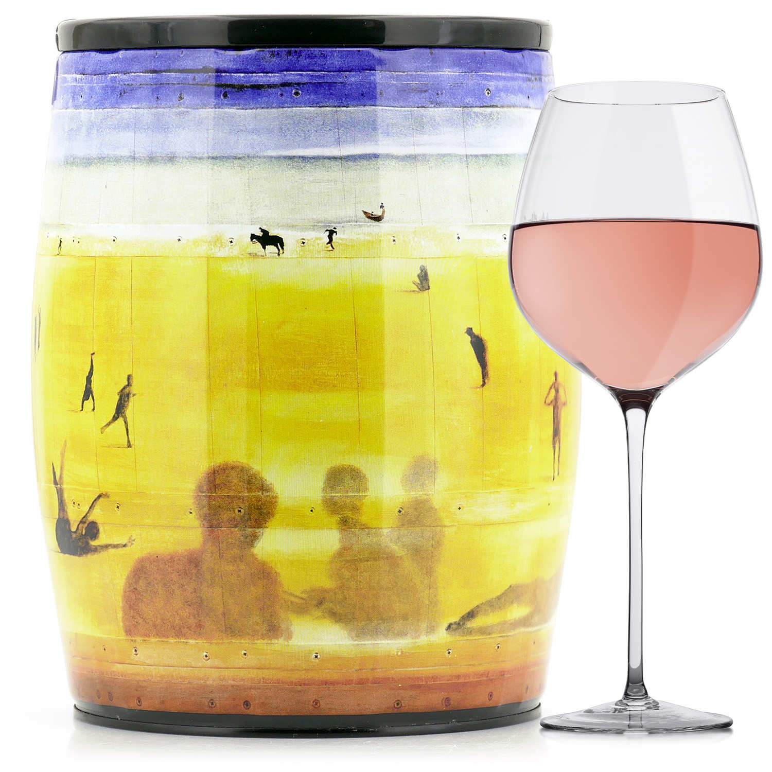 Bib'Art Joel Petillault vin rosé Le Benjamin de Puech Haut