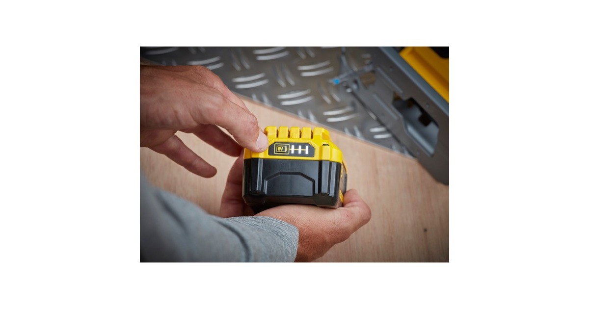 StanleyFATMAX V20 18V Decoupeerzaag  (Geel/zwart, Koffer, 2 accu's (2.0Ah) en oplader (4A) inbegrepen)
