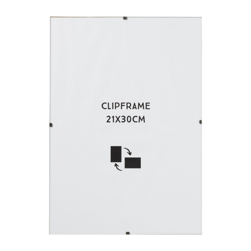 Fotolijst clip frame - glas - 21x30 cm