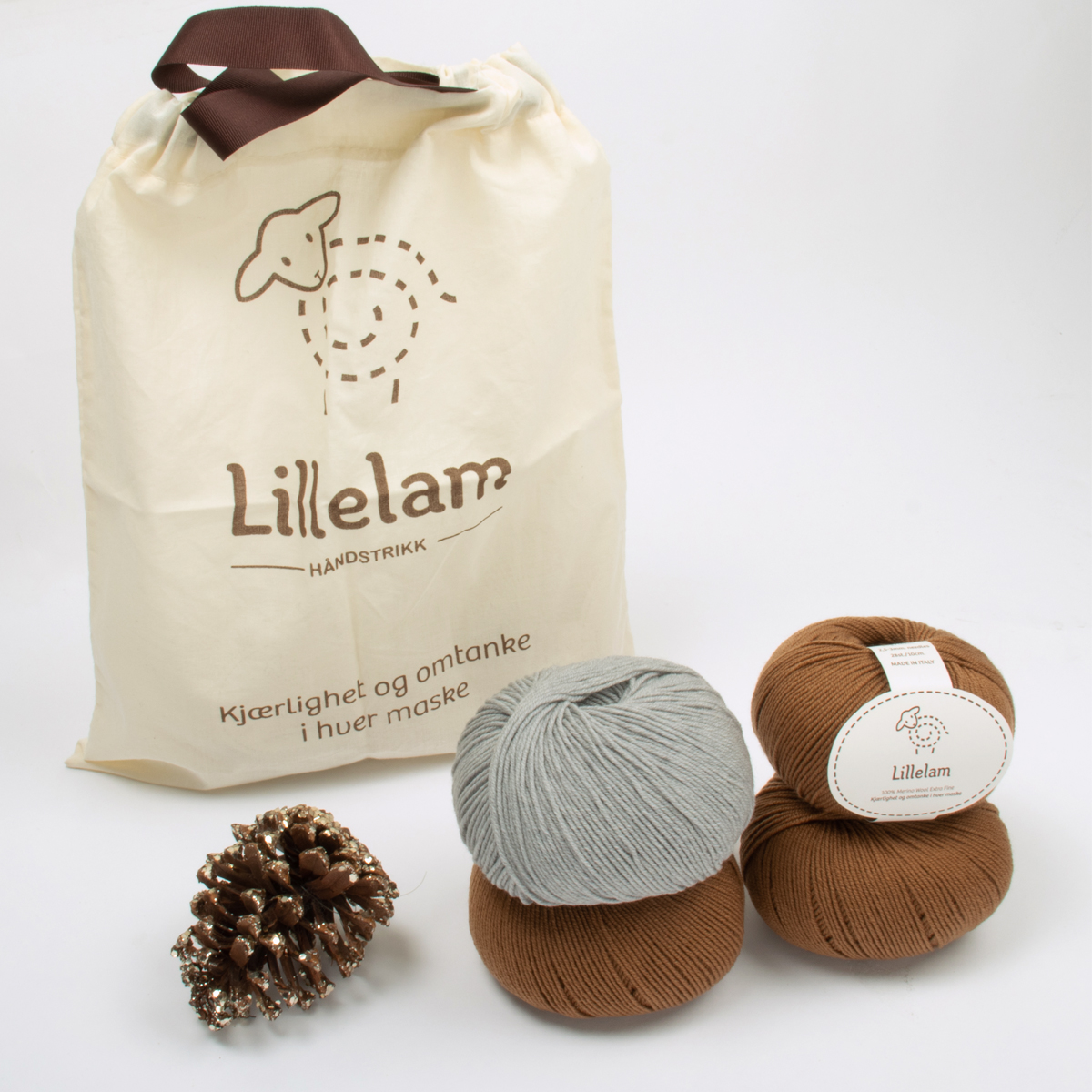 Strikkepakke Classic bukse - Lillelam
