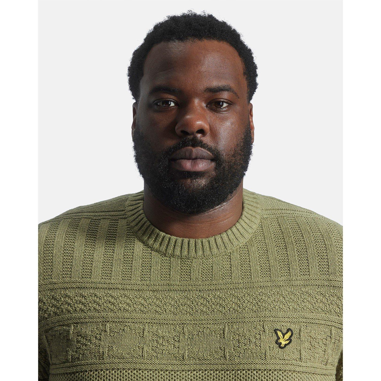 Lyle and Scott Guernsey Crew Neck Jumper,