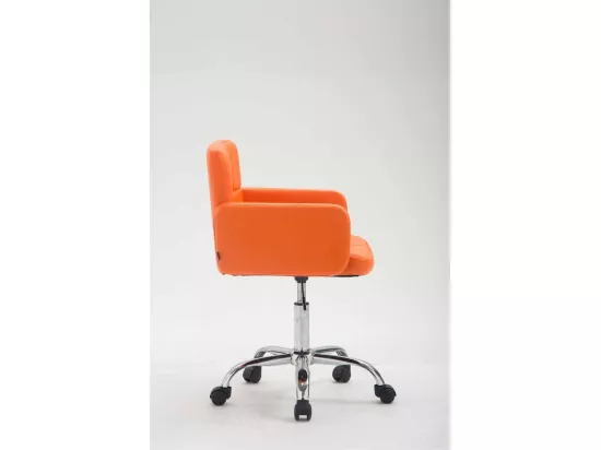 Chaise de bureau - Similicuir & Métal chromé - Los Angeles